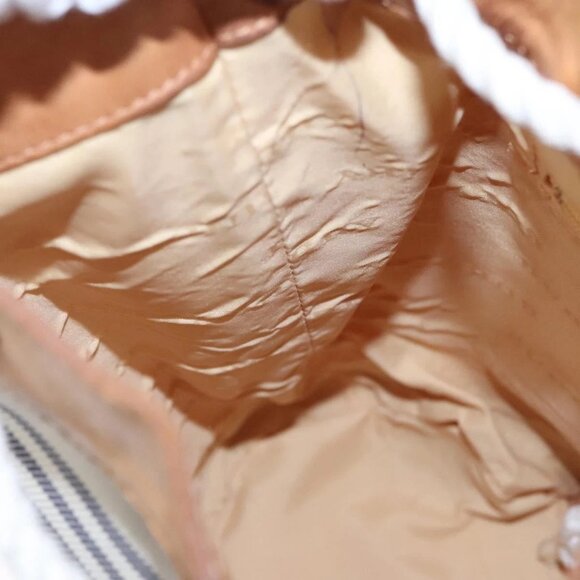 BURBERRY Backpack Canvas White Brown Auth th5698 - Picture 13 of 16